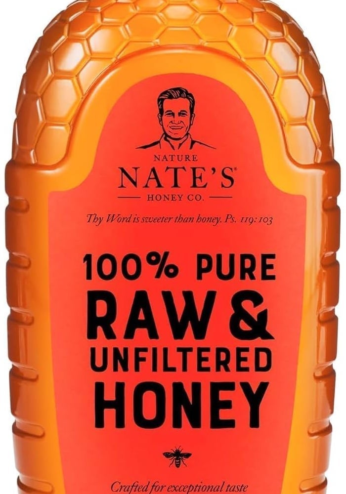 Nature Nate's 100% Pure Raw & Unfiltered Honey - 32 oz - Image 1