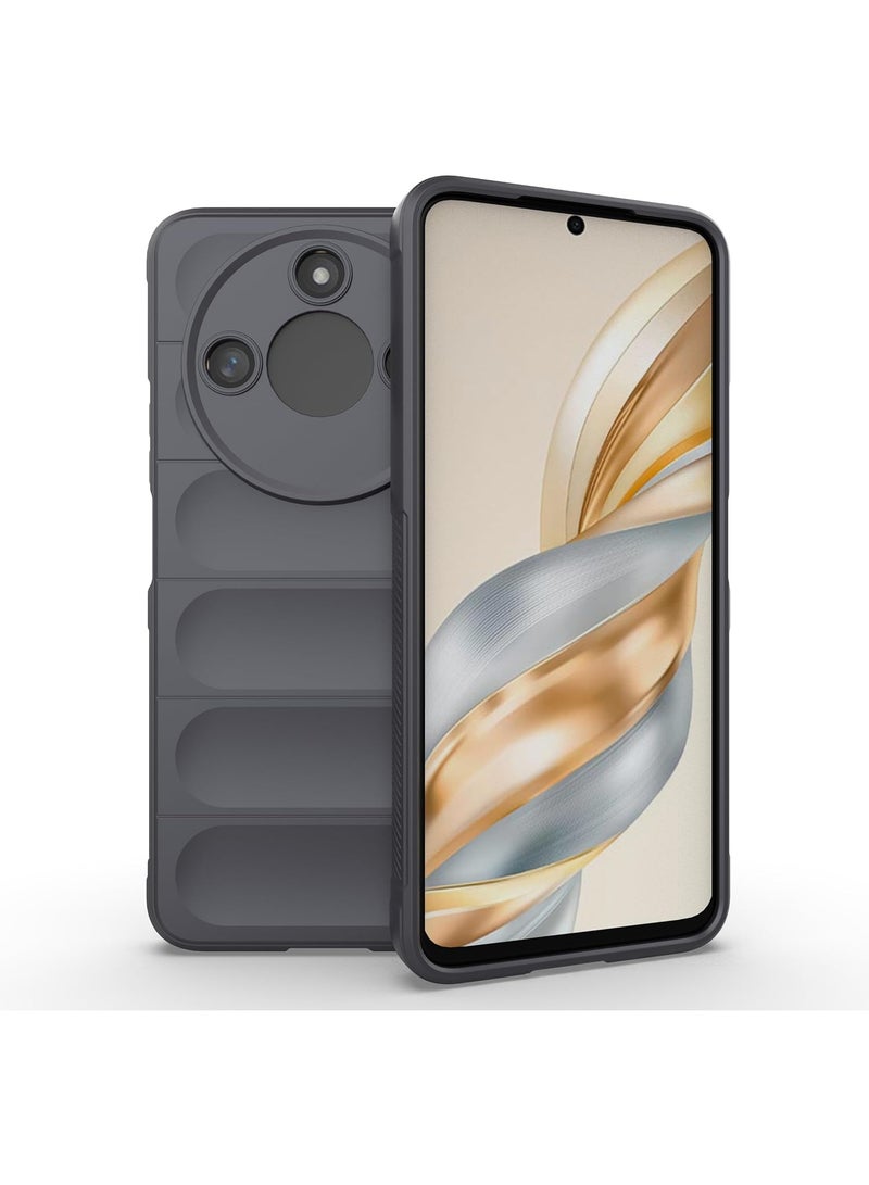 GOLDEN MASK Compatible With Honor X9c Smart Magic Case ShockProof (Dark Grey)