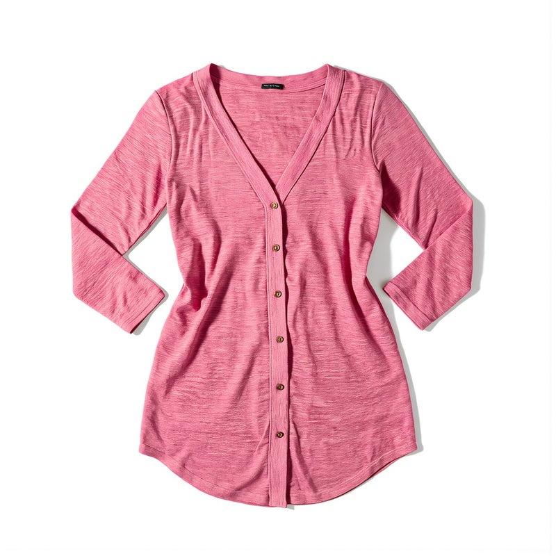 Women Flattering Long Cardigan For All Age Groups White S Size - Image 2