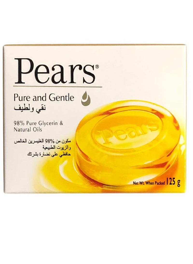 Pears Pure and Gentle Soap 98% Pure Glycerin 125 gm 