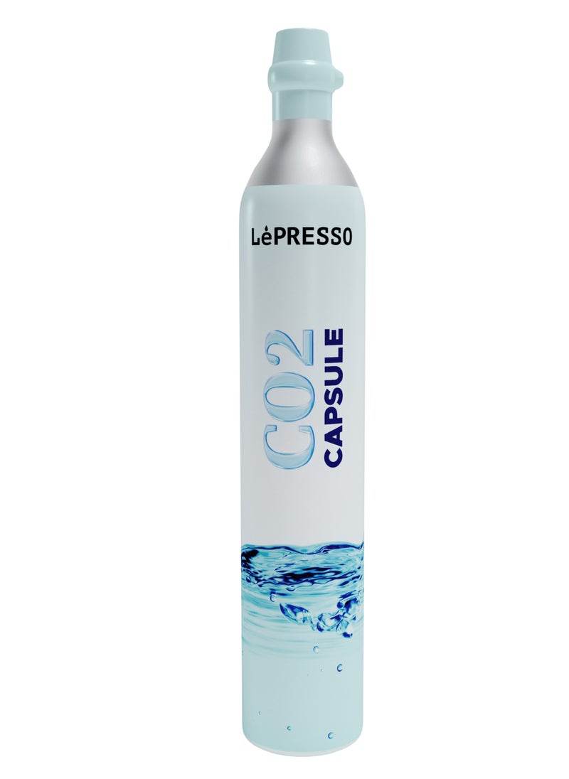 LePRESSO - Sparkling Water Maker 1L with Two Capsules and Pressure Meter / Efficient Carbonation / Adjustable Fizz Pressure / One-Button Operation - Black - Image 1