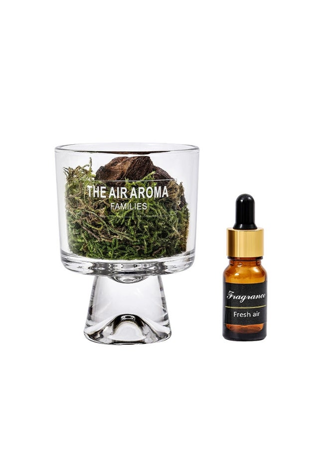 LONGFINE Pine Moss Expanded Fragrance Cup Forest Series Fire Free Aromatherapy Home Long lasting Aromatherapy (Jasmine) - Image 1