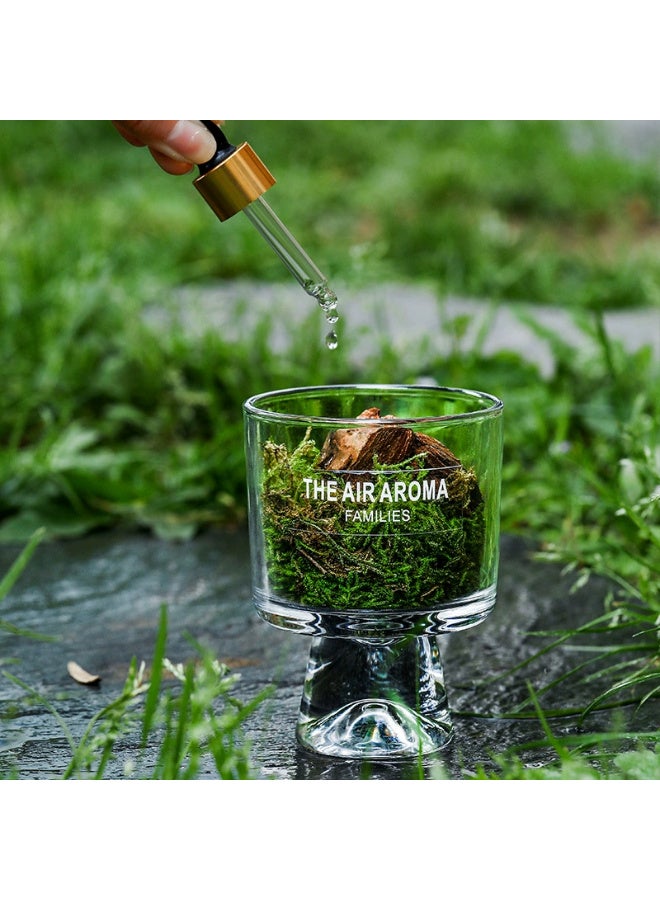 LONGFINE Pine Moss Expanded Fragrance Cup Forest Series Fire Free Aromatherapy Home Long lasting Aromatherapy (Jasmine) - Image 2