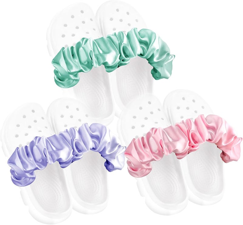 6pcs DIY Shoe Charms - Cute Decorations for Crocs, Summer Beach Shoes - Accessories for Boys & Girls (Pink, Purple, Green) - Image 1
