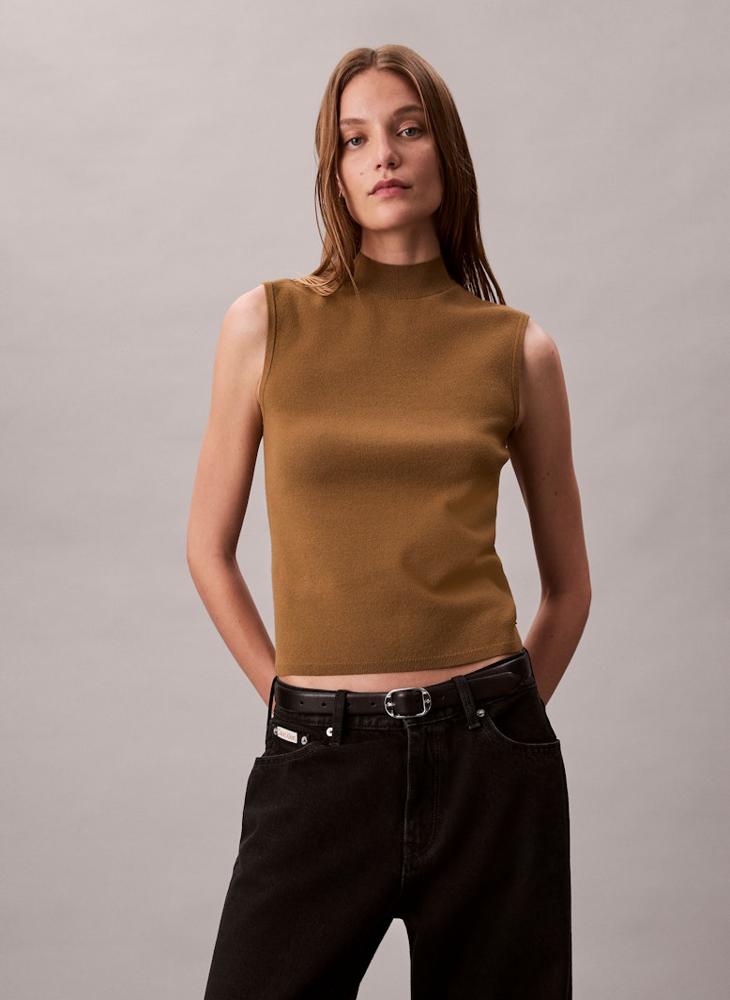 CALVIN KLEIN Essential Mockneck Sweater - Image 1