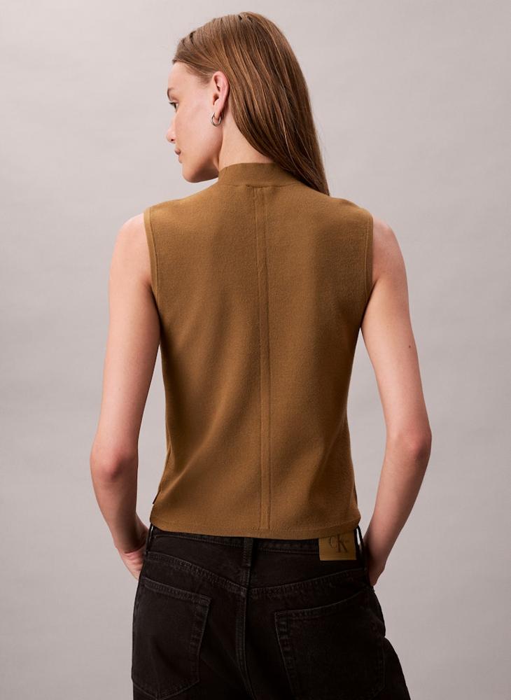 CALVIN KLEIN Essential Mockneck Sweater - Image 2