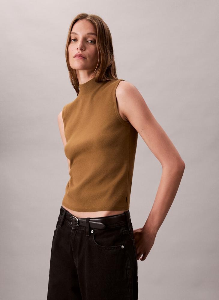 CALVIN KLEIN Essential Mockneck Sweater - Image 3