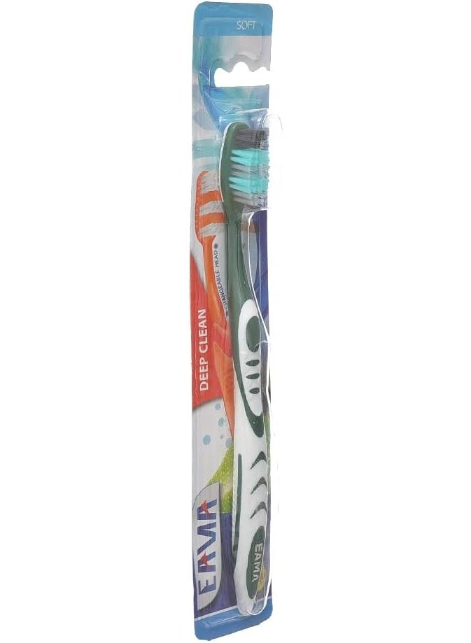 eama Deep Cleaning Toothbrush – Firm Yet Gentle Bristles to Help Remove Stains and Support Daily Oral Hygiene & Fresh Breath - Image 2