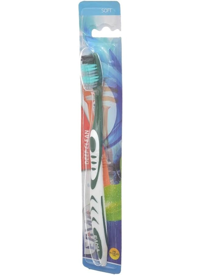 eama Deep Cleaning Toothbrush – Firm Yet Gentle Bristles to Help Remove Stains and Support Daily Oral Hygiene & Fresh Breath - Image 3
