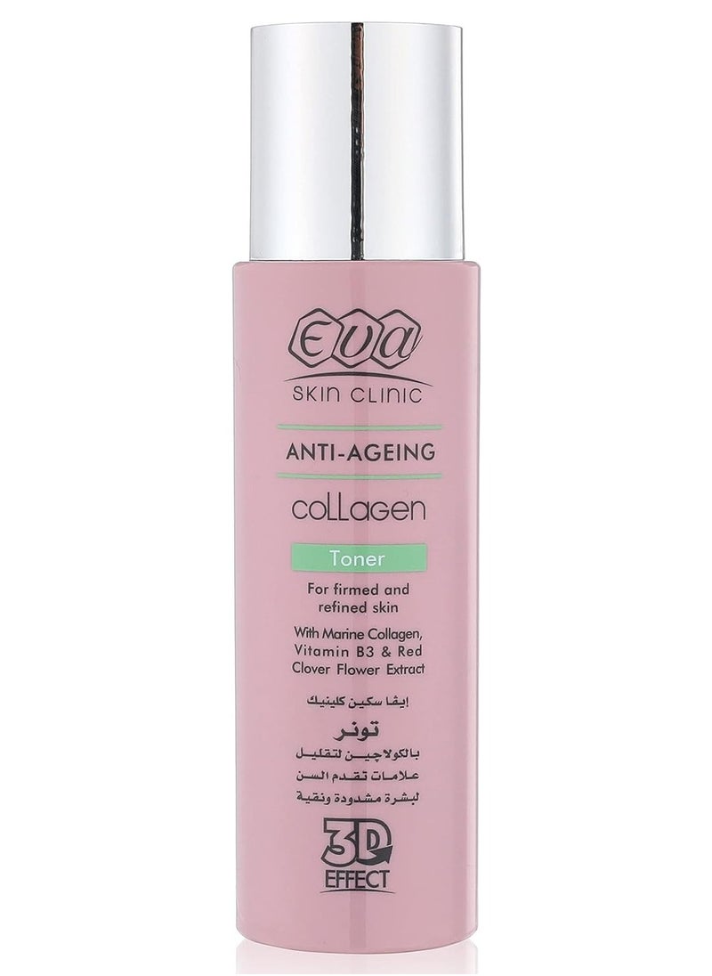 Eva - Two Pieces of Eva skin clinic anti-ageing collagen toner for firmed and refined skin -  2 x 200ml - Image 1