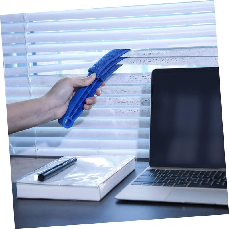 8pcs Corner Groove Duster and Shutter Cleaning Brush Set, Handheld Window Track and Air Conditioner Fin Cleaner for Household Dust Removal - Image 2