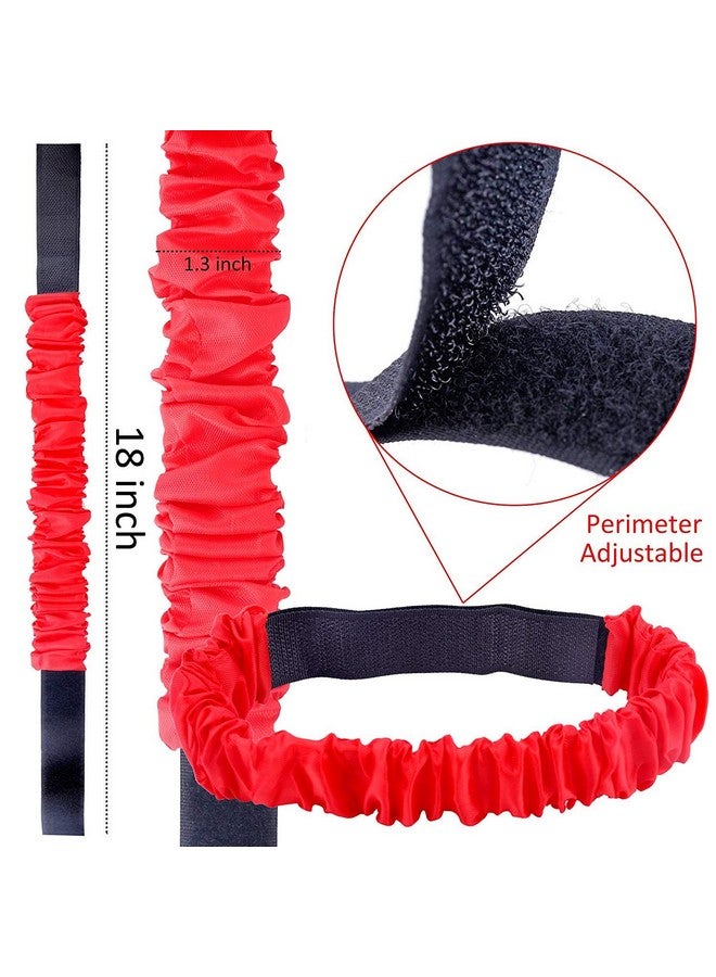 Augshy 5 Pcs 3 Legged Race Bandscolorful Elastic Tie Rope Three Legged Race Bands For Carnival Relay Race Field Day Games For Adults Outdoor Team Game Party Supplies - Image 3