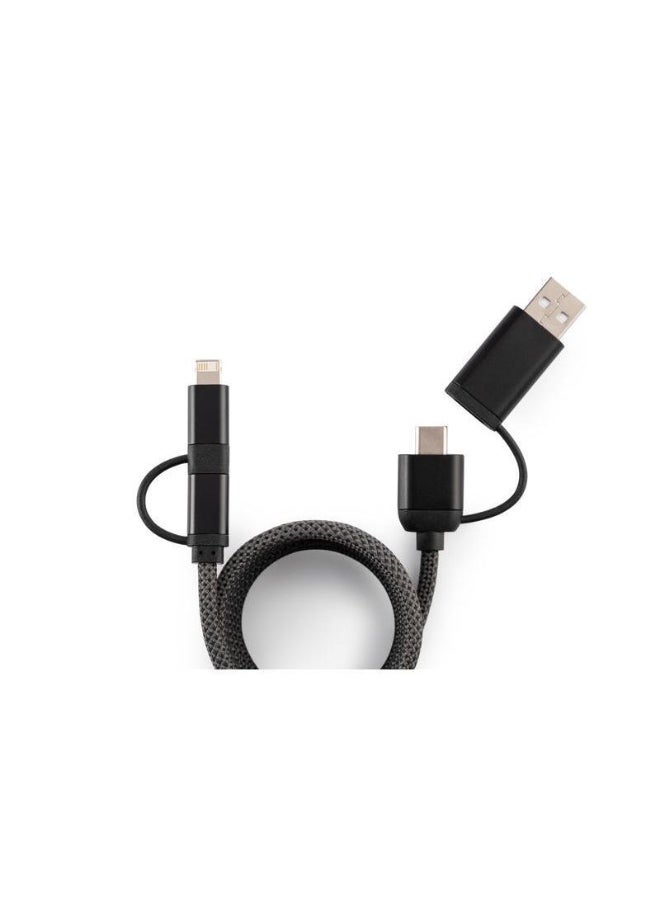 Memorii ORSTED - 65W Recycled Magnetic 4-in-1 Multi-Cable - Image 4