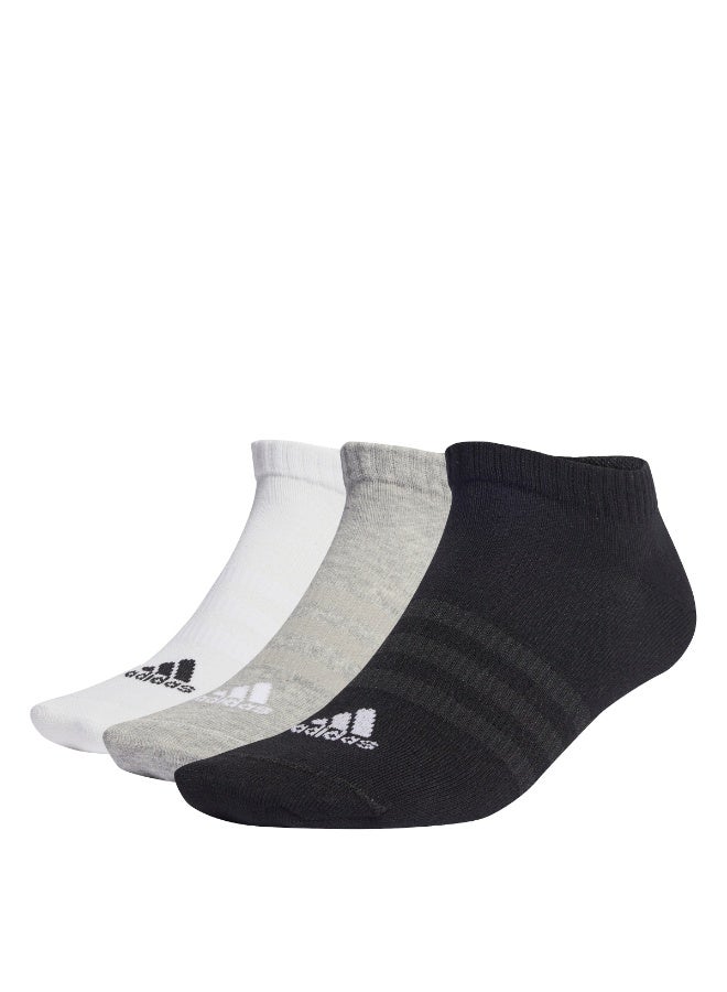 Adidas thin&light sportswear 3 pair pack unisex no show socks - Image 1