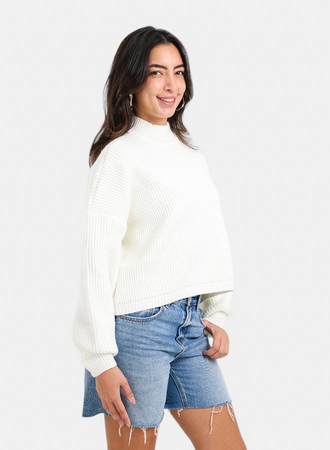 Carina Classic Ribbed Pullover - Image 2