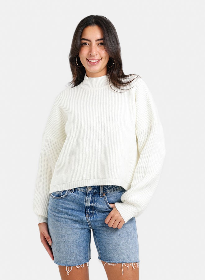 Carina Classic Ribbed Pullover - Image 1