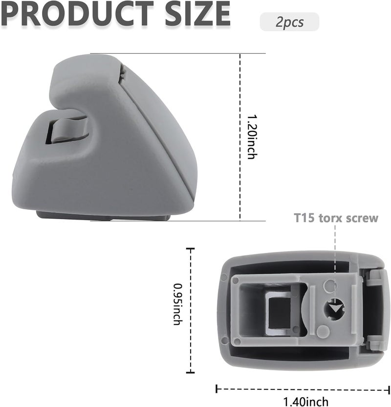 Stacool مجموعة مشابك واقي الشمس للسيارة Stacool 2PCS - Image 2