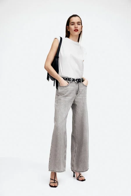 اتش اند ام Baggy Wide Low Jeans