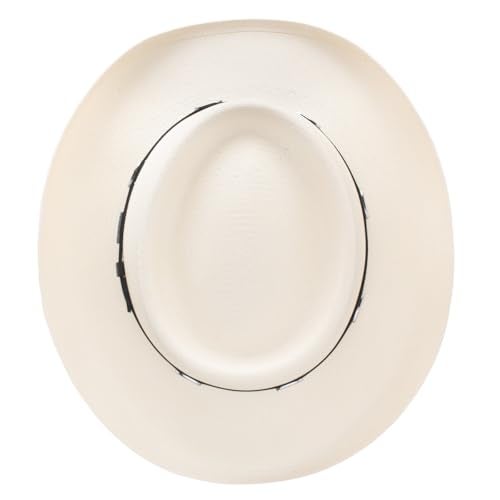 Stetson 10X Royal Flush Straw Cowboy Hat (US, Numeric, 6 7/8, Natural) - Image 4