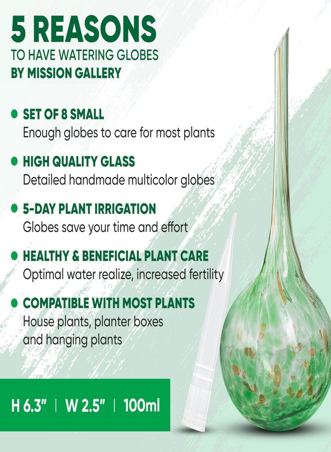 Mission Gallery مجموعة كرات سقي النباتات من ميشن جاليري، 8 قطع - صغيرة - Image 2
