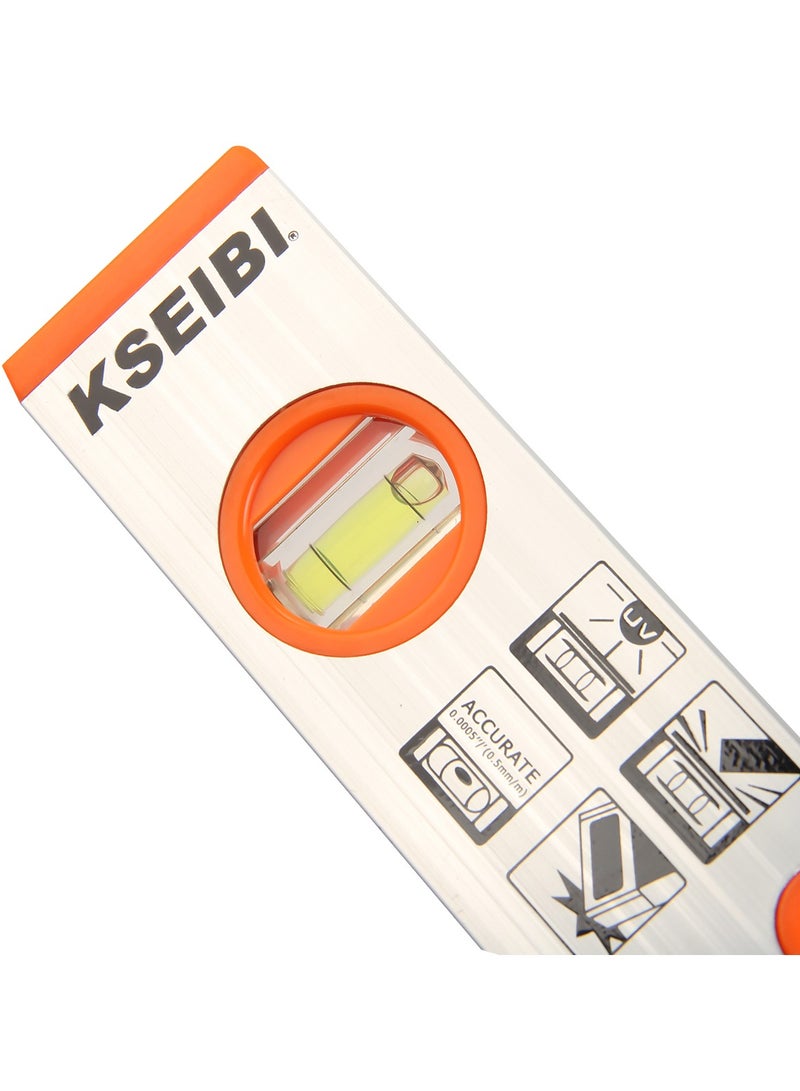 KSEIBI Magnetic Spirit Levels With Three Vials, For Measuring And Determining The Levelness Or Plumbness Of Surfaces - Image 4