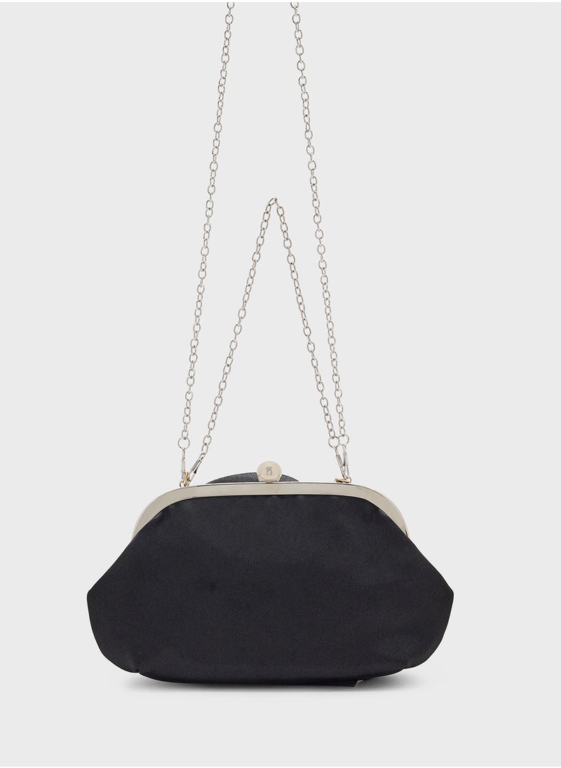 Ella Limited Edition Floral Rose Pearl Clutch Bag  - Image 2