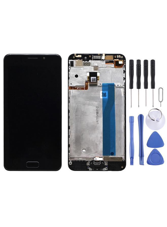 إيروريكس شاشة LCD بديلة OEM لهاتف ASUS Zenfone 3S Max ZC521TL X00GD مع محول رقمي كامل التجميع مع إطار (أسود) - Image 2
