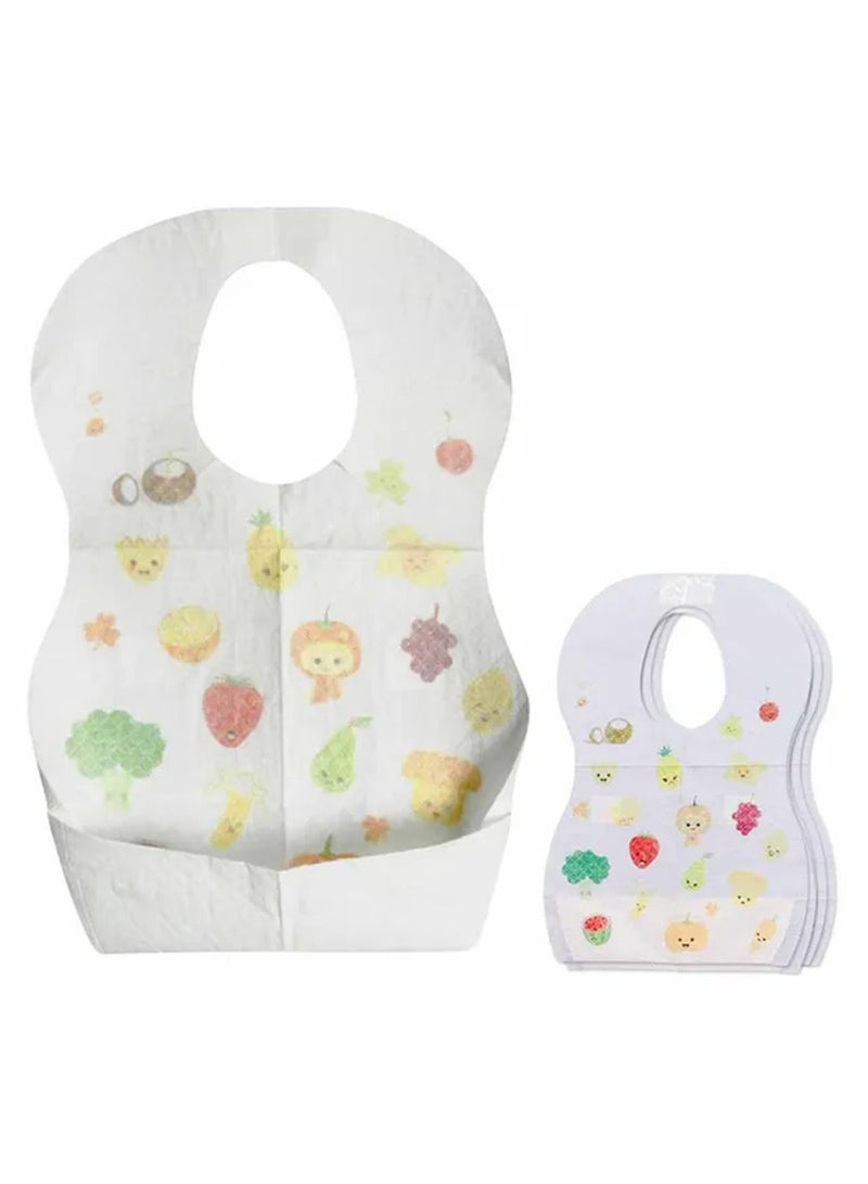 STAR BABiES Combo Pack Pack Disposable Changing Mat 20Pcs Disposable Towel 3Pcs Bibs 20Pcs-Pink - Image 3