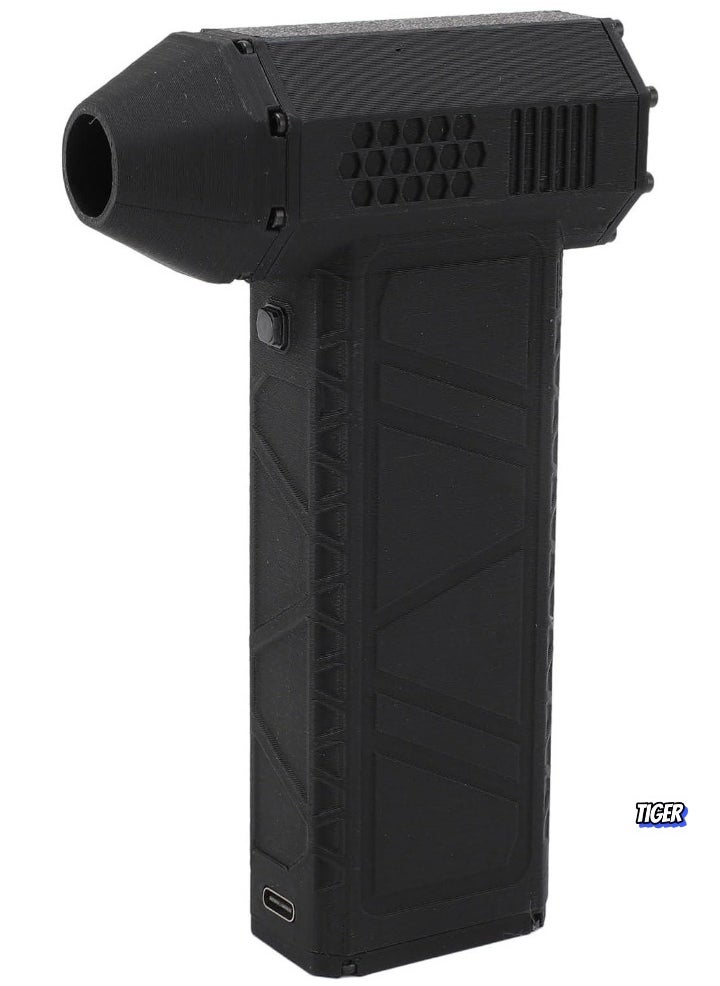 TIGER Powerful Jet Blower with 300,000 RPM Speed, Compact & Lightweight Design, High-Temperature Resistant Material, Efficient Cleaning, Fast Charging with Type C – Ideal for Electronics, PC Cleaning, and More - Image 1