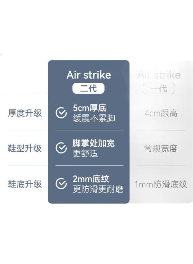 JD.com Air Ultra-Light Generation 2 Casual Walking Shoes Summer New Mesh Shoes Slip-On Shoes Men Black Size 42 - Image 2