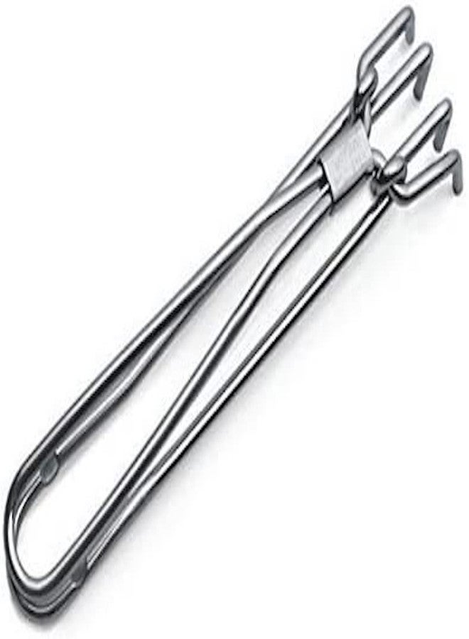 AnNafi® Chimta For Roti + Wire Tong Set | Stainless Steel Tongs Chimta Indian Style Food Tweezer For Grilling, Serving & Cooking Chapati Chimpta | Indian Tong Pakkad Set Kitchen Tong Utensils Gadgets - Image 3