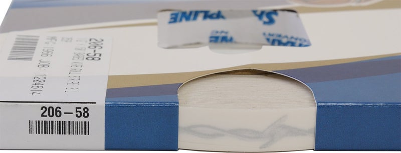 Sharpline Converting شريط باربيد واير شاربلاين 206 - 1/2" × 150' - 058 - فضي معدني على شفاف - Image 1
