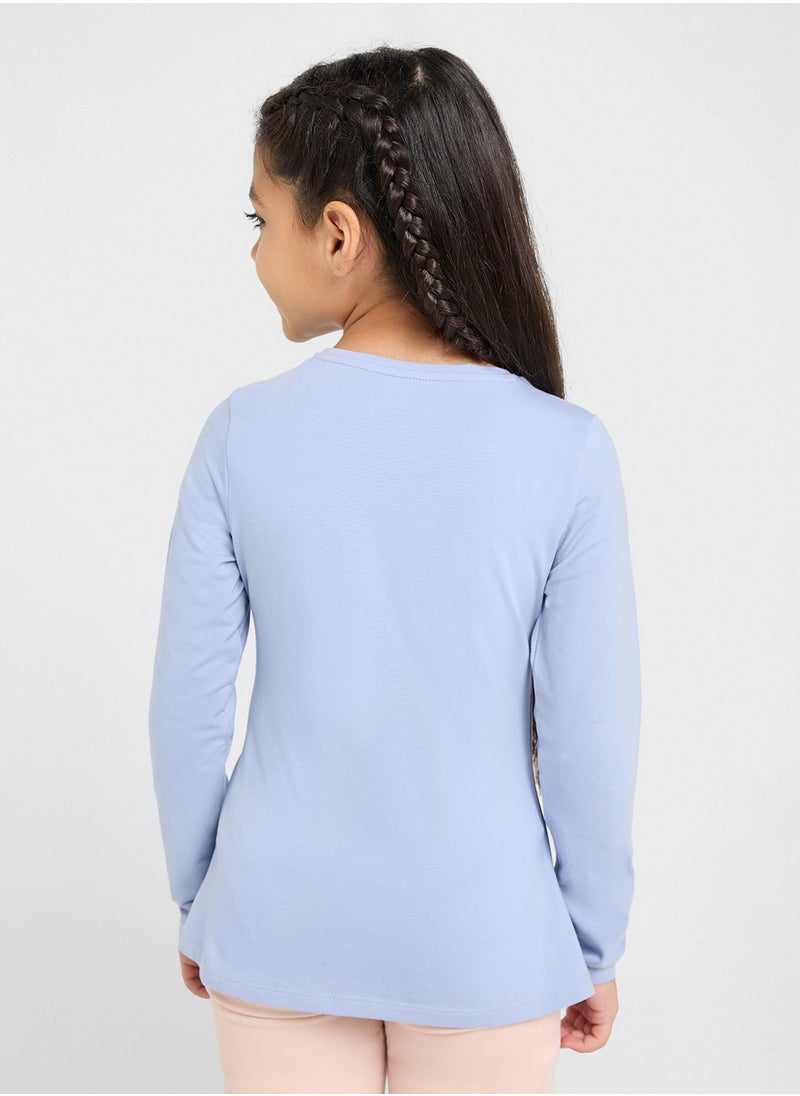 GUESS Kids Logo Detail Long Sleeve T-Shirt  - Image 2