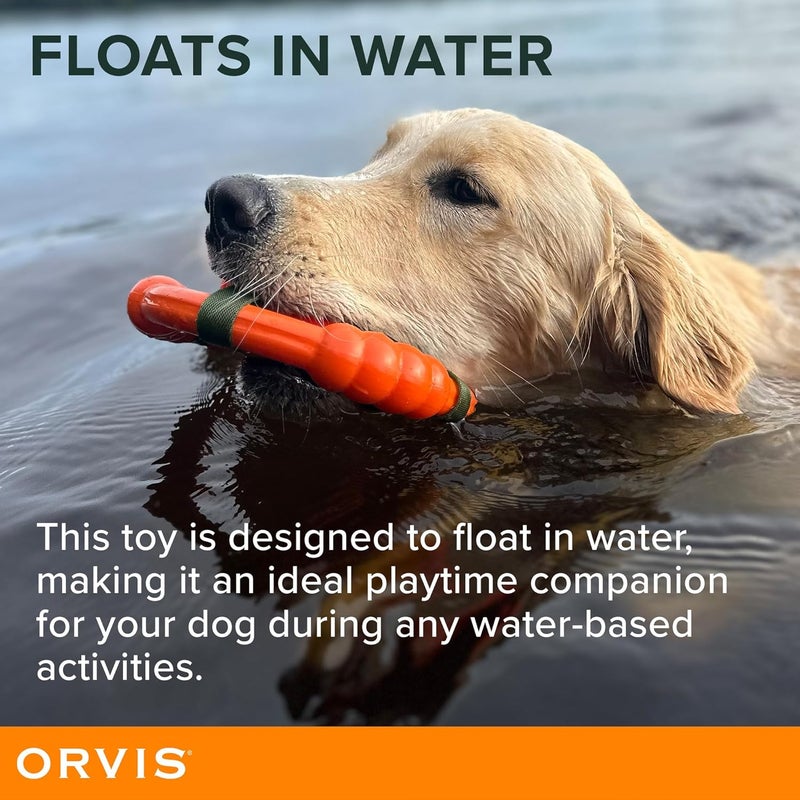 Orvis Pet Whitewater Toss Ring Floating Fetch Toy and Chew; High Visibility Wheel Shaped Frisbee Dog Toy - Floats in Water, Quick Dry, Easy to Clean, Squeaky Toy for Large Dogs, Aggressive Chewers - Image 5