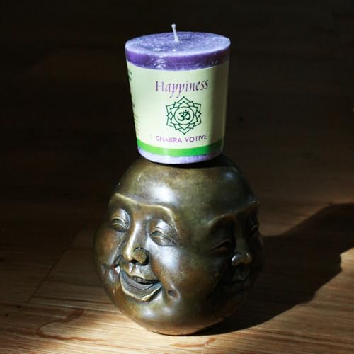 Aloha Bay Premium Scented Hand Made Chakra Energy Candle | Votive 12-pack | Happiness, Sahasrara| Yoga, Prayer & Meditation Candle | Long Burn |Essential Oils Patchouli, Labdanum, Frankincense | Aloha Bay - Image 3