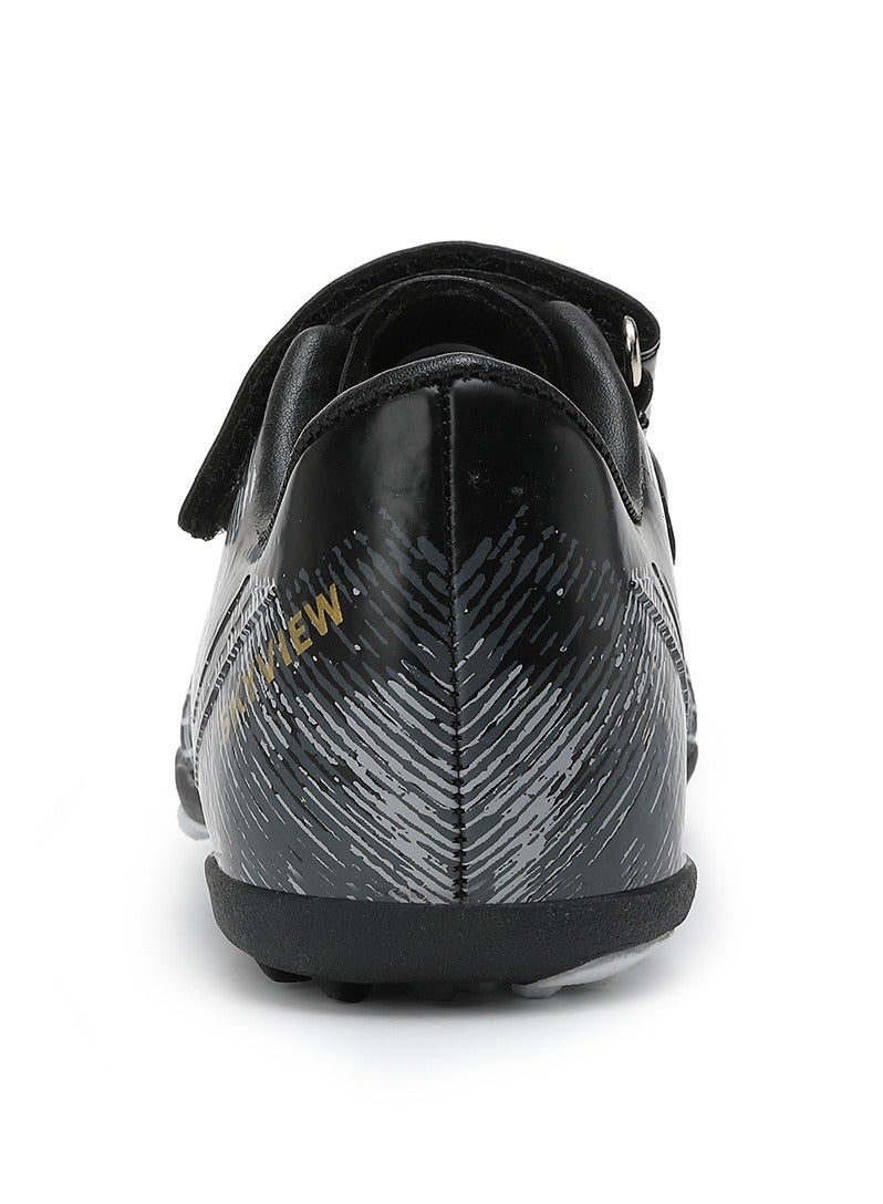 SKY VIEW Boys And Girls Soccer Cleats Turf Soccer Shoes For Kids Indoor Outdoor Children Unisex Football Boots IC or IN Flat Wide Training Sneaker Black - Image 4