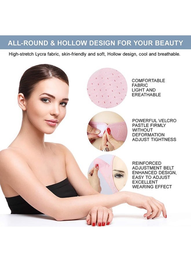 BSROLUNA - V line Lifting Mask Double Chin Reducer - Double Chin Eliminator - Face Lifting Belt, Face Slimmer,Chin Strap For Double Chin For Women, Face Belt, Tightening Skin Preventing Sagging Face Lift Tape - Image 1