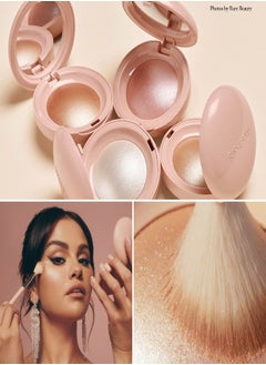 Rare Beauty Rare Beauty by Selena Gomez Positive Light Silky Touch Highlighter – Exhilarate - Champagne Gold – Ultra-Fine, Weightless, and Long-Lasting Luminous Powder for a Radiant Glow – 2.8g / 0.098 oz  - Image 2
