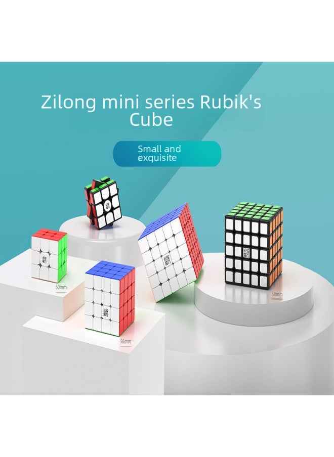 Generic - Yongjun Zhilong Mini Magnetic Three, Four And Five Rank Competition Beginners Special Racing Puzzle Fun Rubik's Cube Toy-Color:Zhilong Third Order - Image 1