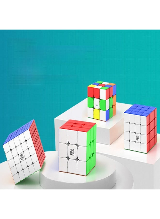 Generic - Yongjun Zhilong Mini Magnetic Three, Four And Five Rank Competition Beginners Special Racing Puzzle Fun Rubik's Cube Toy-Color:Zhilong Third Order - Image 1