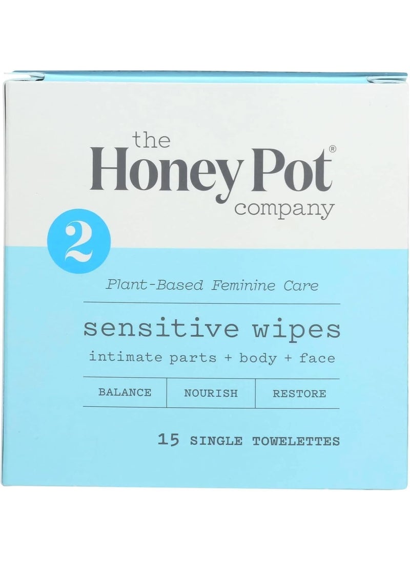 the Honey Pot company - The Honey Pot - Wipes Intimate Nrml Indv - 15 Ct - Image 1