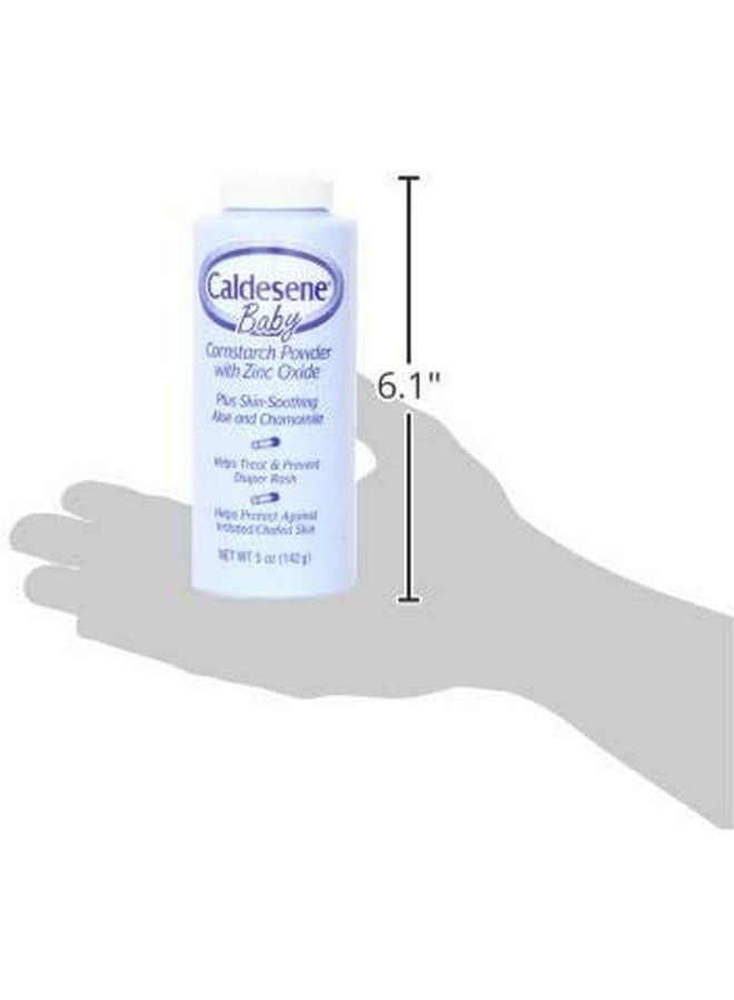 Caldesene Baby Cornstarch Powder With Zinc Oxide 5 Oz (Pack Of 2) - Image 5