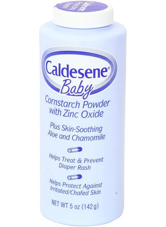 Caldesene Baby Cornstarch Powder With Zinc Oxide 5 Oz (Pack Of 2) - Image 3