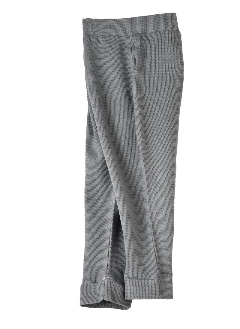 JAM - Boys Grey Textured Pants - Image 1