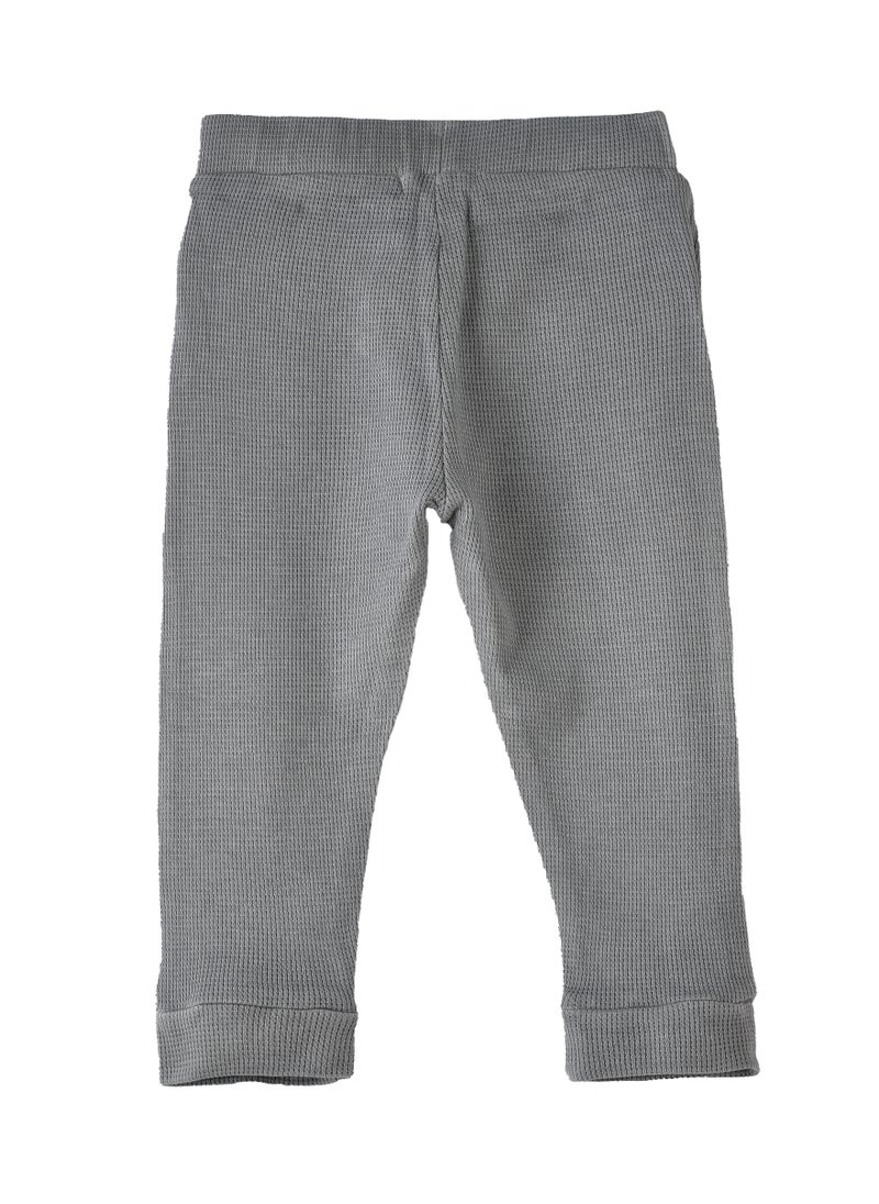 JAM - Boys Grey Textured Pants - Image 1