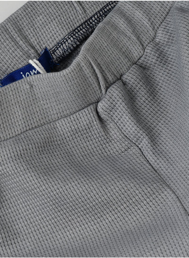 JAM - Boys Grey Textured Pants - Image 1