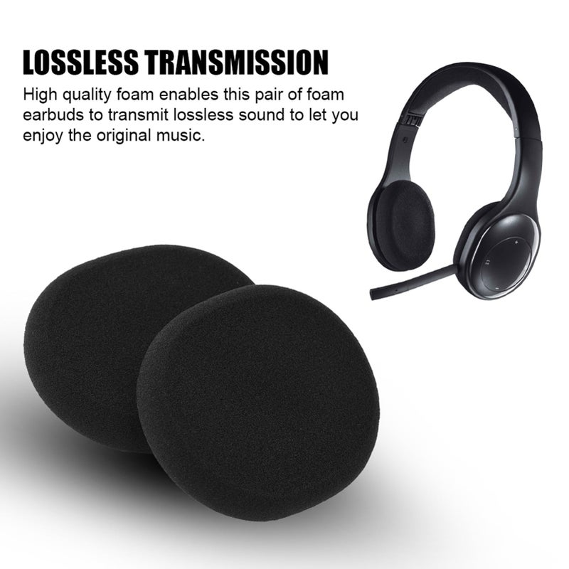 Foam Ear Pads Replacement Breathable Soft Cushion Covers with Ergonomic Design - Image 3