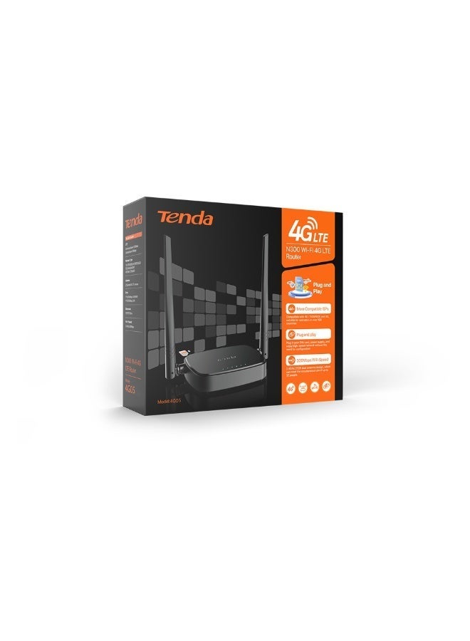تيندا راوتر واي فاي 4G05 عبر 4G في أي مكان N300 واي فاي 4G LTE - Image 1