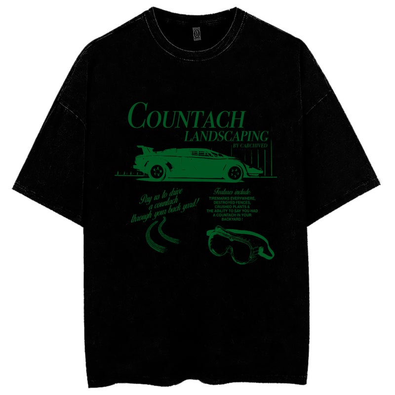 New Unisex Loose Cotton T-Shirt Vintage Washed Distressed Drop Shoulder Round Neck T-Shirt Sale - Image 1