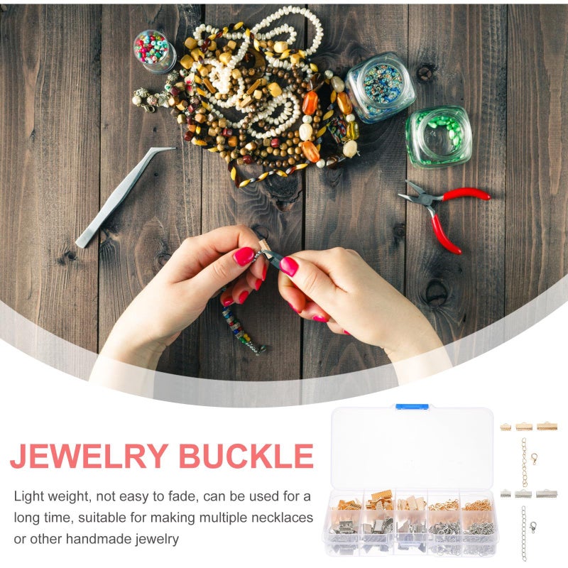 230 Pcs Lobster Claw Clasps And Extension Chains Jewelry Making Set With Storage Box For Diy Craft Accessories - Image 5